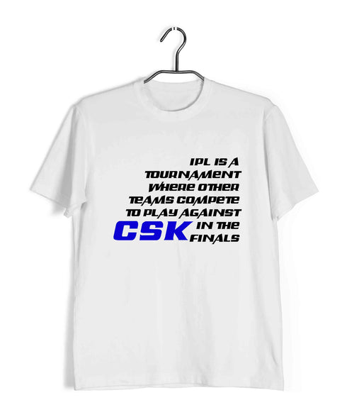 Sports Cricket  is IPL is  Custom Printed Graphic Design T-Shirt for Men